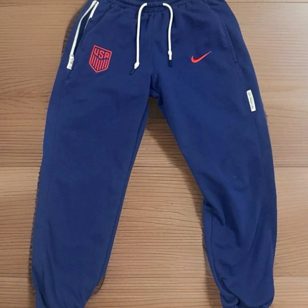 Nike USMNT Team USA Soccer Fleece Joggers Mens Small NWOT